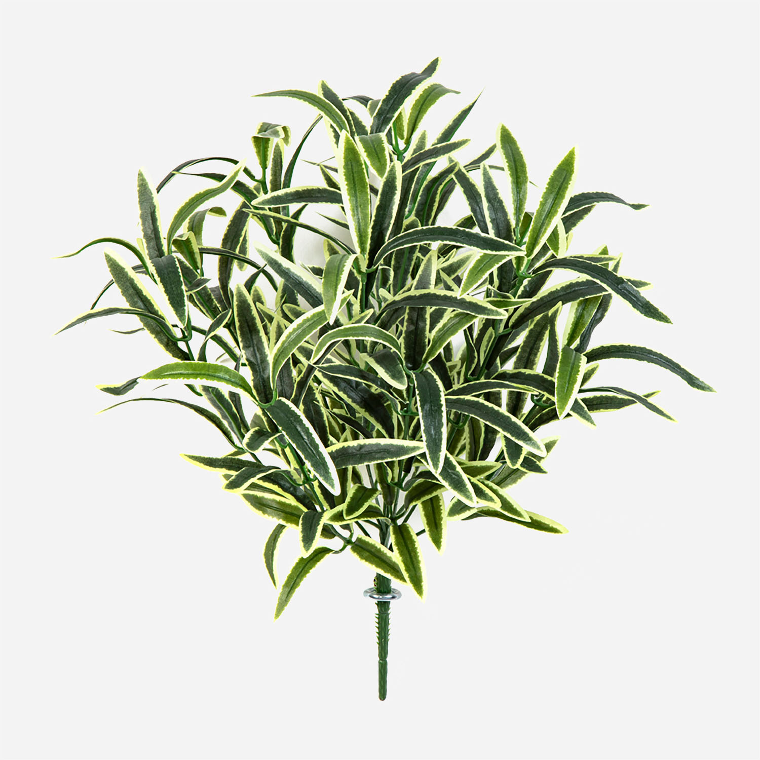 FloraWorks Kunstplant steker Graslelie groenwit (40 cm)