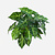 FloraWorks Kunstplant steker Philodendron (45 cm)