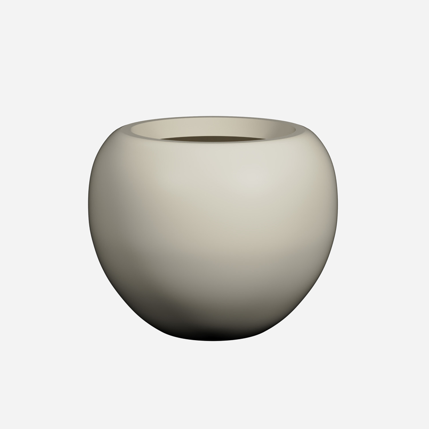 Pottery Pots Fiberglass pot Stream wit (45 x 37 cm)