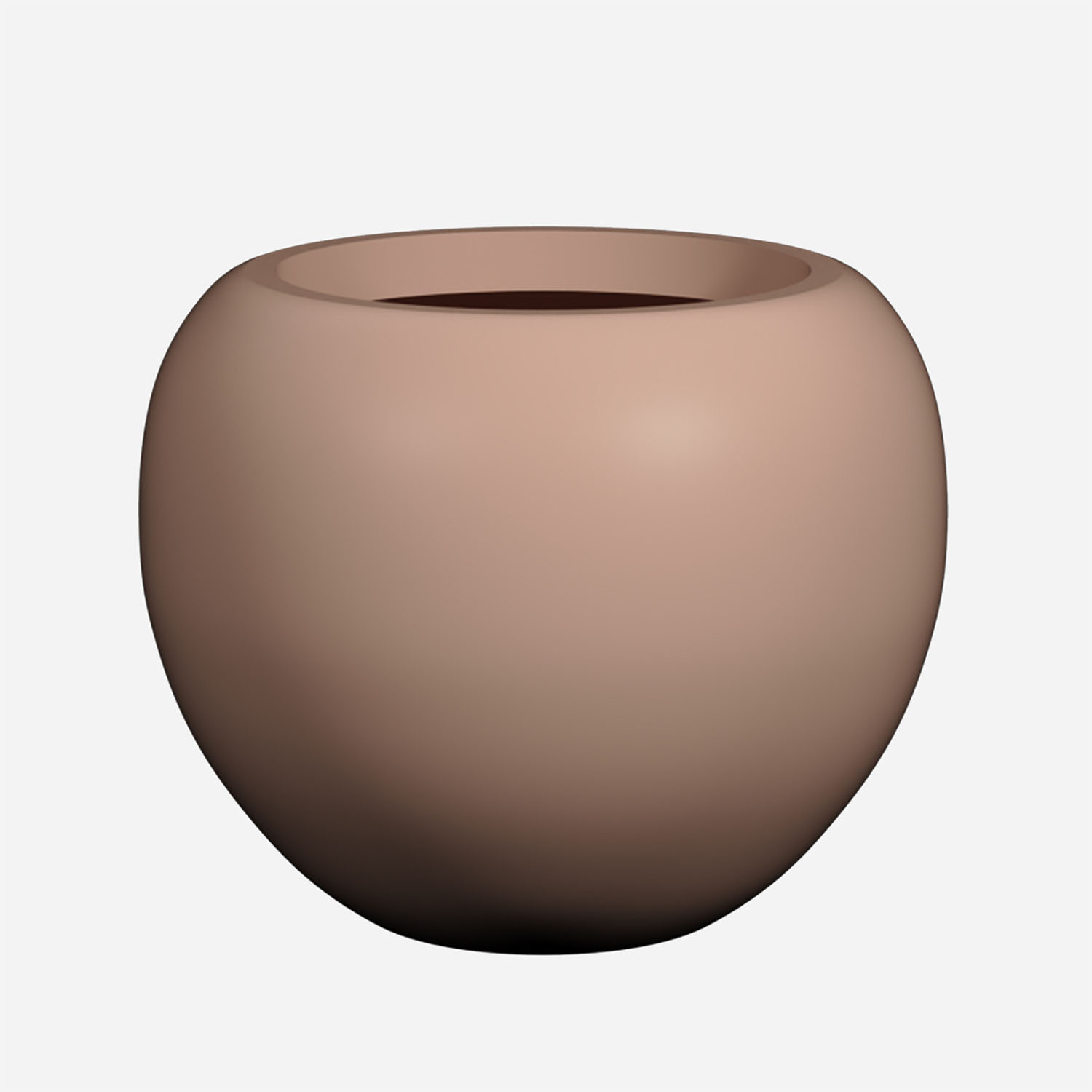 Pottery Pots Fiberglass pot Stream roze (57 x 47 cm)