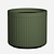 Pottery Pots Fiberglass pot Turris laag groen (50 x 45 cm)