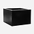 Pottery Pots Fiberstone plantenbak Jumbo middenhoog zwart (140 x 140 x 82 cm)