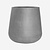 Pottery Pots Fiberstone pot Pax grijs (66 x 67 cm)