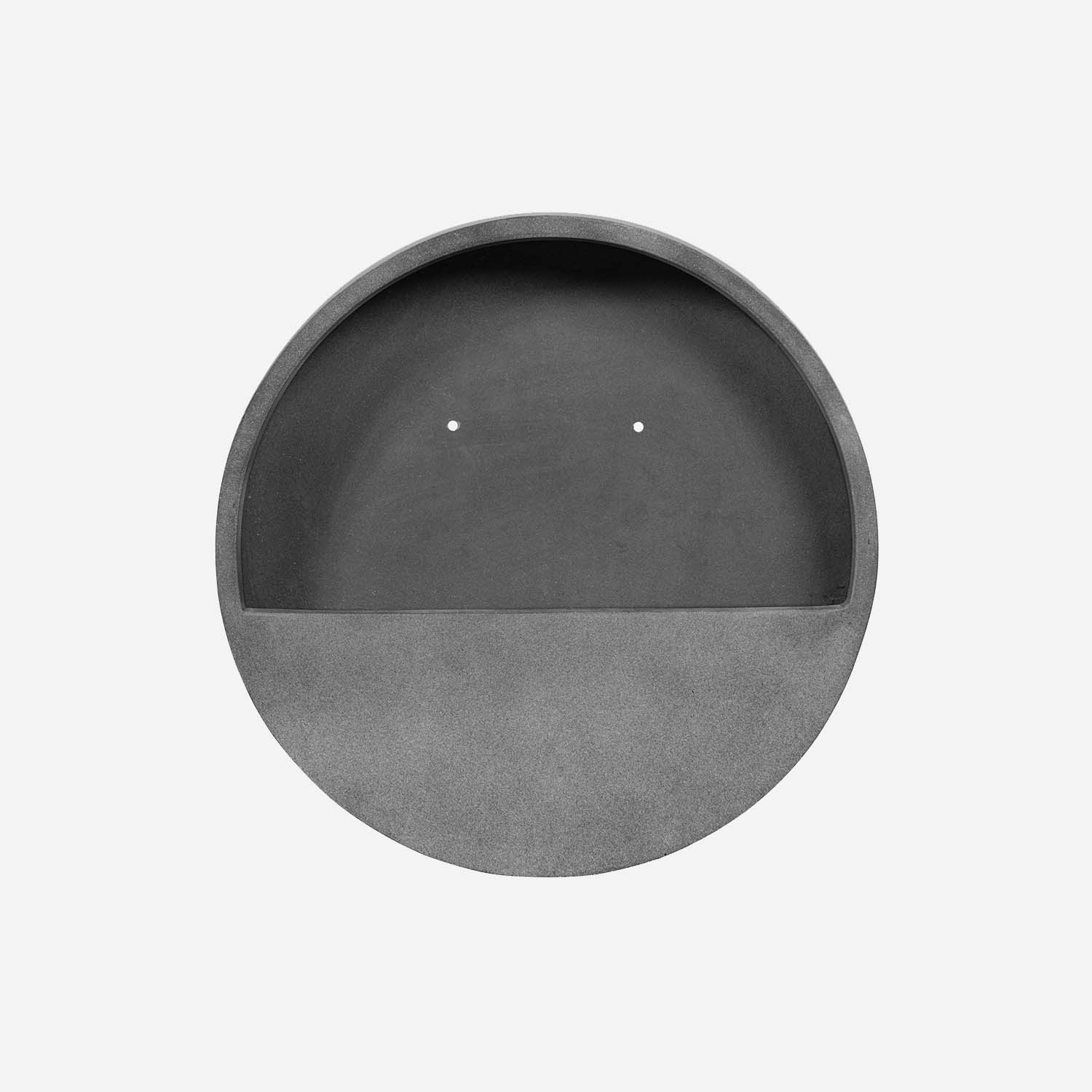 Pottery Pots Fiberstone wandpot Wally grijs (30 x 9 cm)