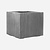 Pottery Pots Fiberstone plantenbak Jumbo grijs (110 x 110 x 92 cm)