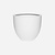 Pottery Pots Fiberstone pot Jesslyn mat wit (50 x 44 cm)