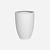 Pottery Pots Fiberstone pot Ben mat wit (40 x 55 cm)