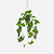 FloraWorks Kunstplant hangend Philodendron Scandens (80 cm)