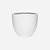 Pottery Pots Fiberstone pot Jesslyn glanzend wit (50 x 44 cm)