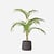 FloraWorks Kunstplant Chamaedorea Palm in pot Patt antraciet (85 cm)