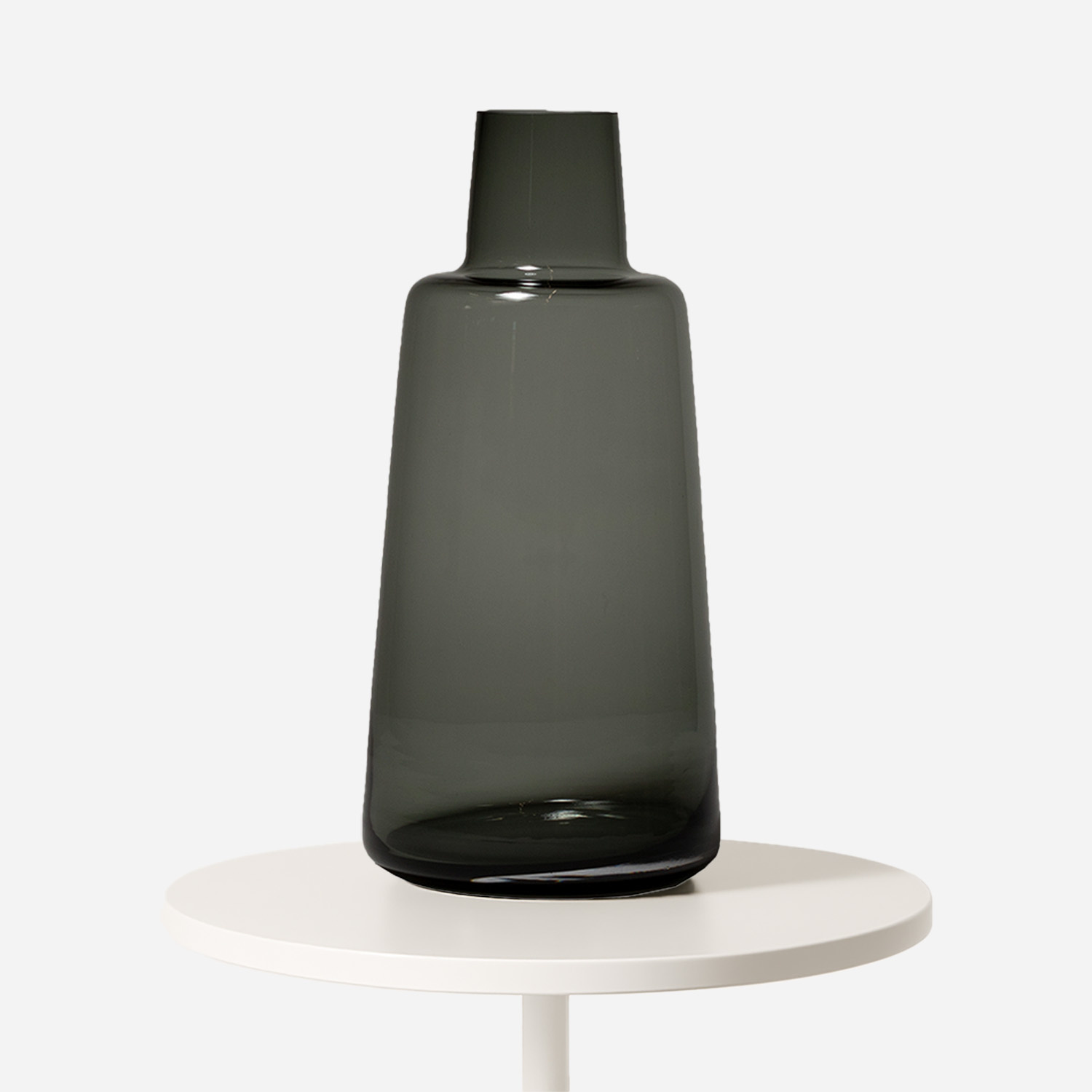 Vase the World Glazen vaas Jana antraciet (19 x 40 cm)