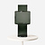Vase the World Glazen vaas Juba antraciet (20 x 40 cm)