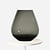 Vase the World Glazen vaas Tasman antraciet (26 x 28 cm)