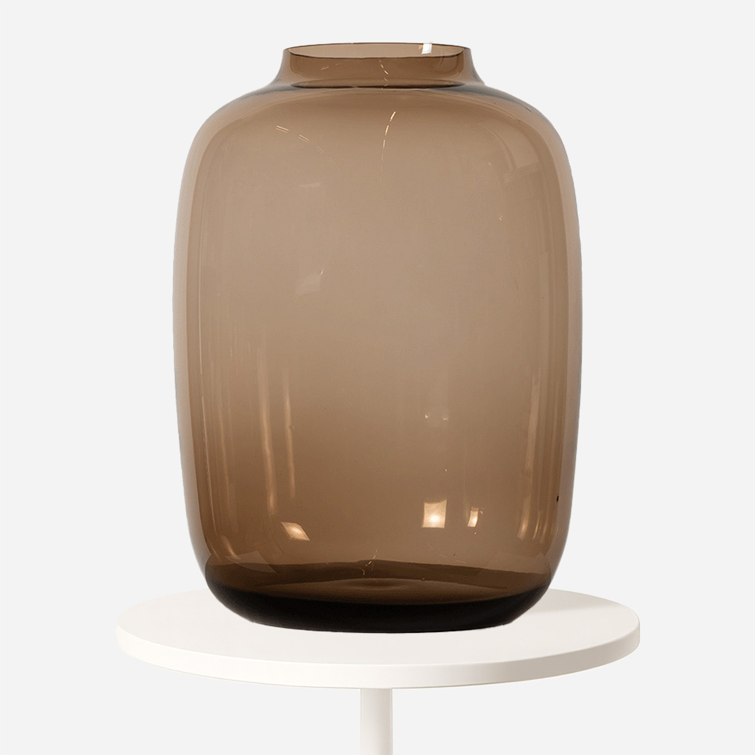 Vase the World Glazen vaas Artic beige (32,5 x 45 cm)