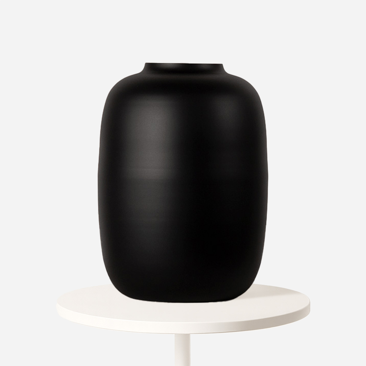 Vase the World Glazen vaas Artic zwart (21 x 29 cm)