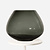 Vase the World Glazen vaas Morava antraciet (32 x 25 cm)