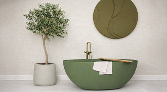 Maak van je badkamer een spa met kunstgroen van FloraWorks