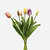 FloraWorks Kunstbloem Tulp bundel geelroze (40 cm)