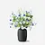 FloraWorks Zijden boeket Mira Azure
