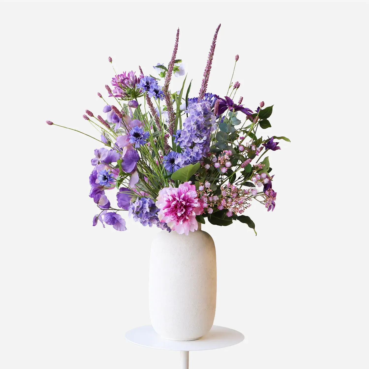 FloraWorks Zijden boeket Elin Violet