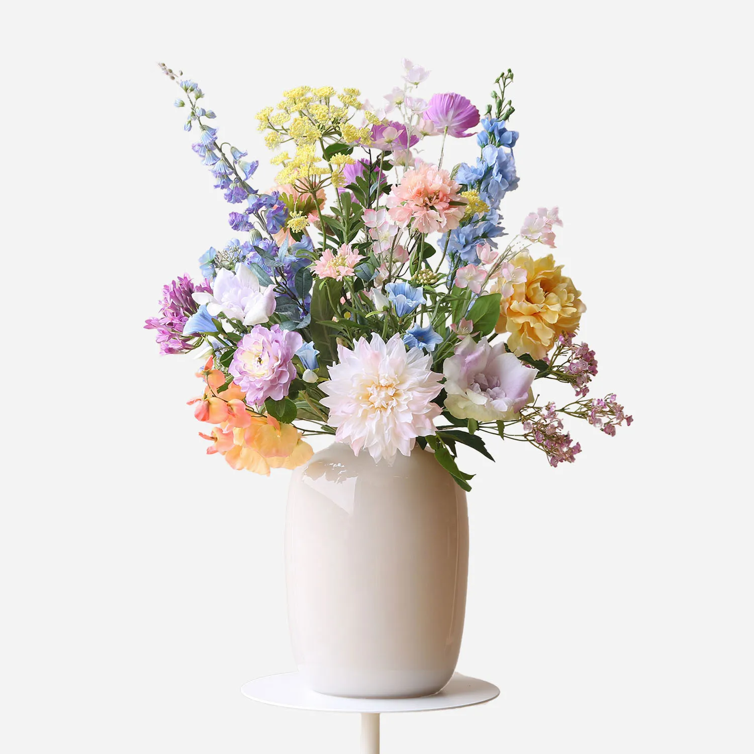 FloraWorks Zijden boeket Leni Pearl