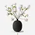 FloraWorks Zijden boeket Luna Blanc