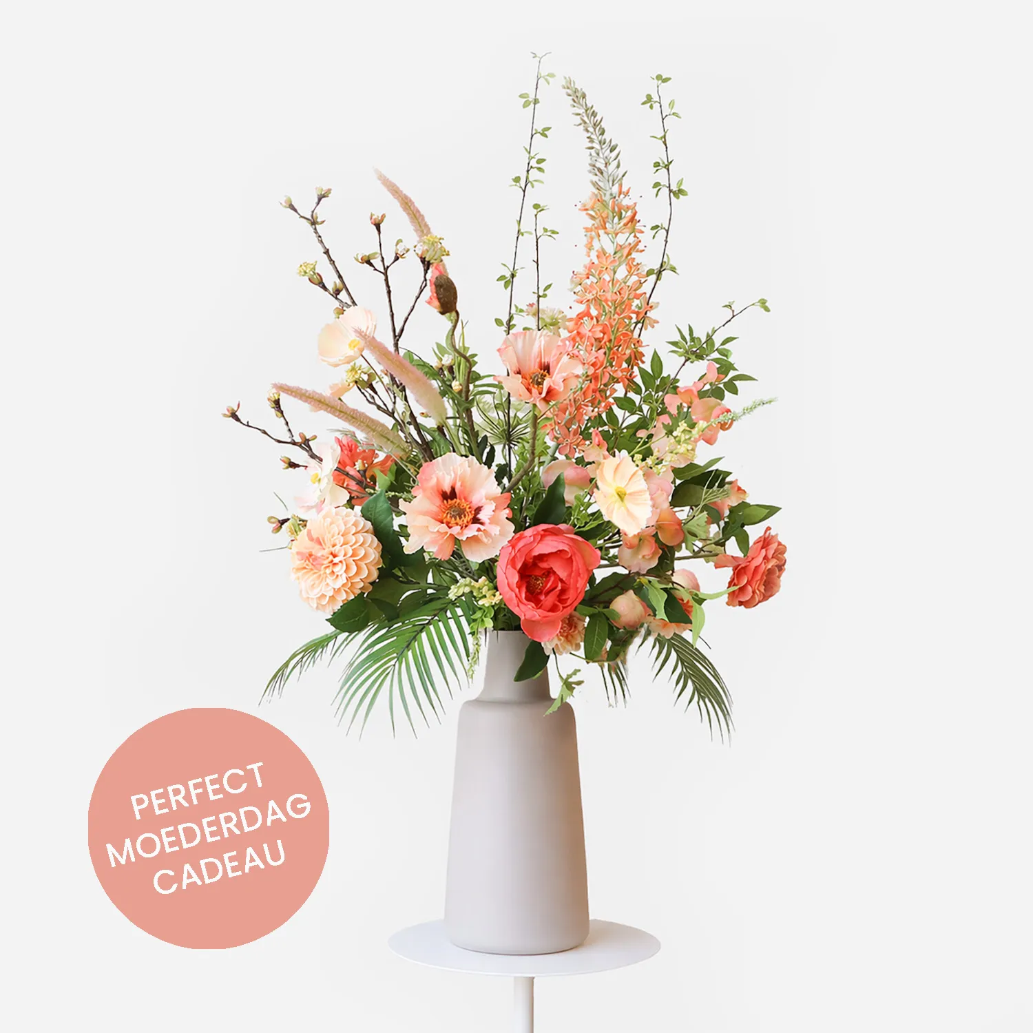 FloraWorks Zijden boeket Liora Peach