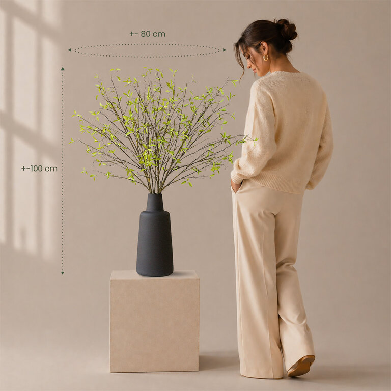 Kunstboeket Rowan Vale is een natuurlijk en karaktervol boeket met wilgentakken.