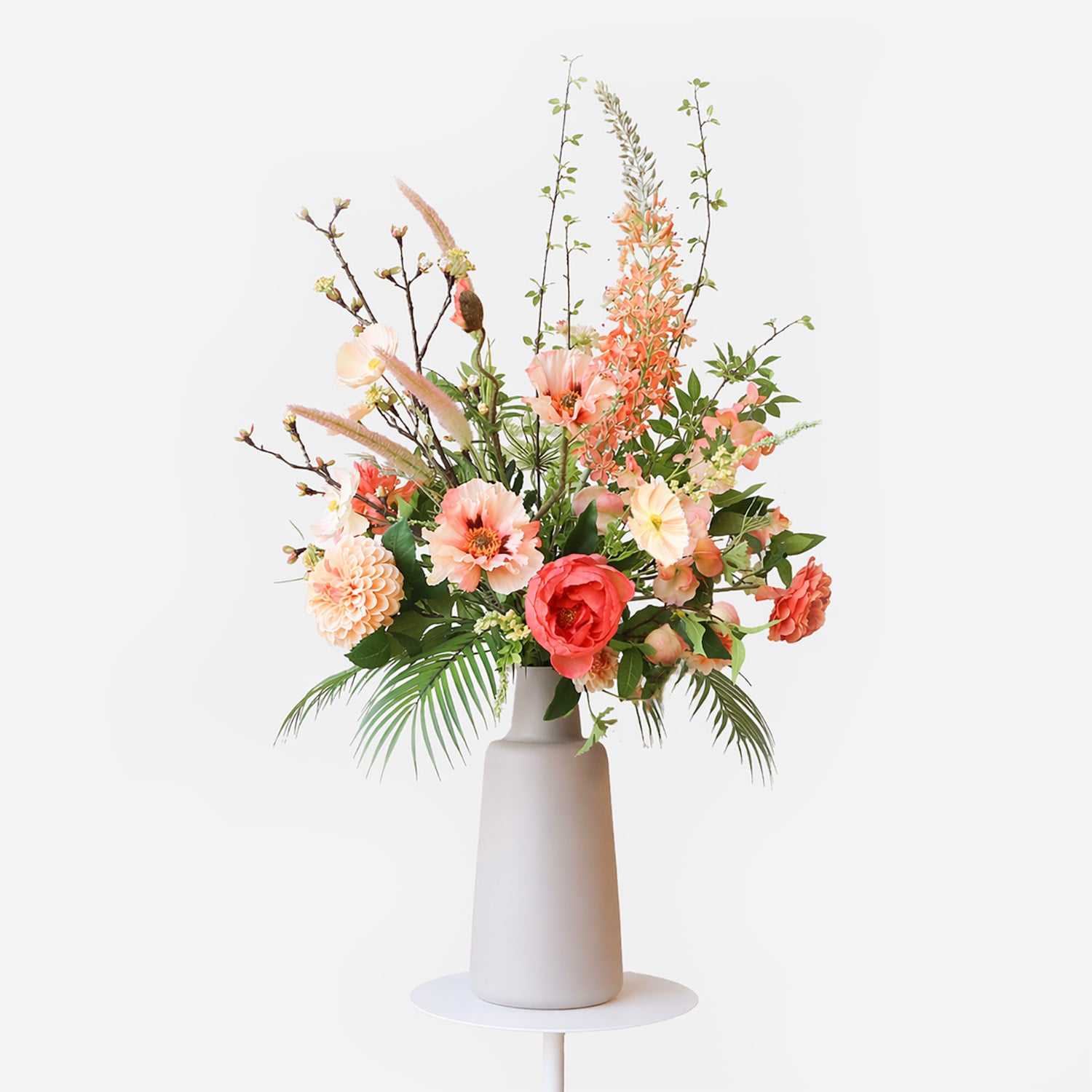 FloraWorks Zijden boeket Liora Peach
