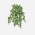 FloraWorks Kunstplant hangend Klimop groenwit (50 cm)