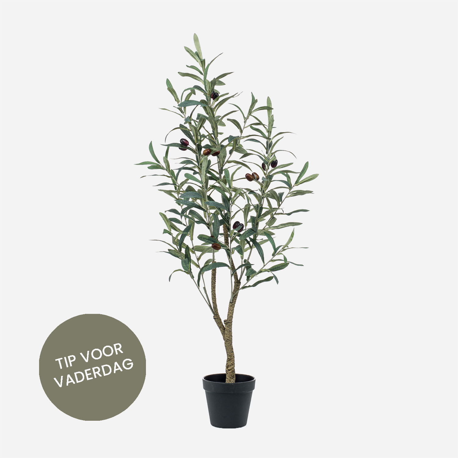 FloraWorks Kunstplant Olijfboom (90 cm)