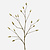 FloraWorks Kunstbloem Magnolia wit (122 cm)