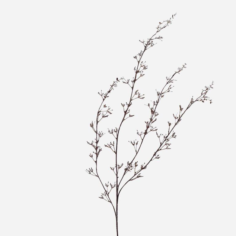 Kunsttak met rode bessen is een kunststeel met een natuurgetrouwe uitstraling en een lengte van 109 cm.