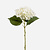 FloraWorks Kunstbloem Hortensia wit (52 cm)