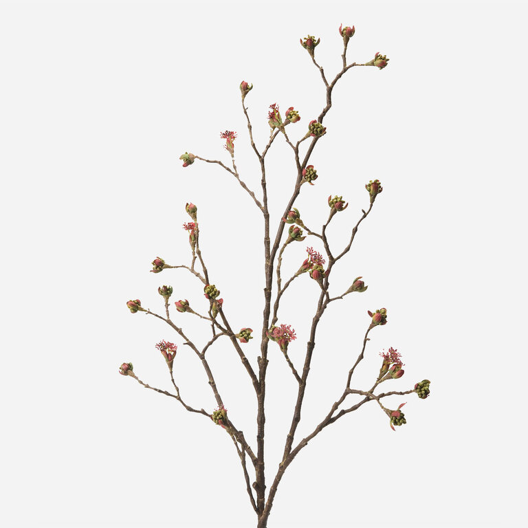 Kunststeel Esdoorn met groenroze bloemknoppen is een kunststeel met een natuurgetrouwe uitstraling en een lengte van 110 cm.