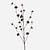 FloraWorks Kunsttak Bessen paars (100 cm)