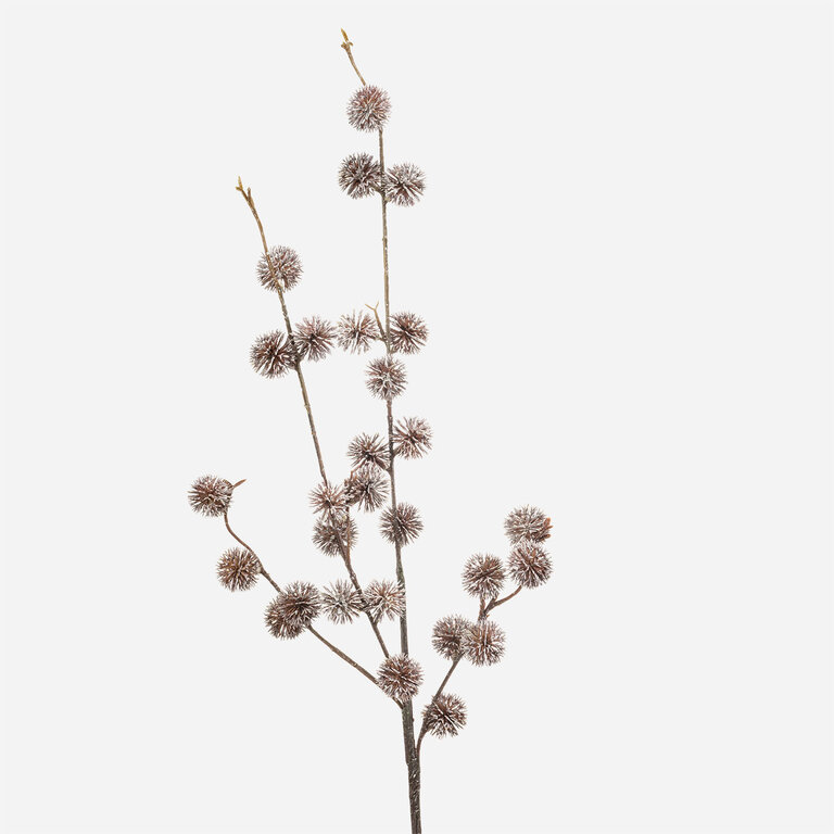 Kunsttak Kastanje met bruine bolsters is een kunststeel met een natuurgetrouwe uitstraling en een lengte van 85 cm.