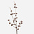 FloraWorks Kunsttak Kastanje whitewash bruin (85 cm)