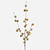 FloraWorks Kunsttak Kastanje whitewash wit (85 cm)
