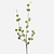 FloraWorks Kunsttak Kastanje whitewash groen (85 cm)