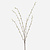 FloraWorks Kunsttak Wilg wit (110 cm)