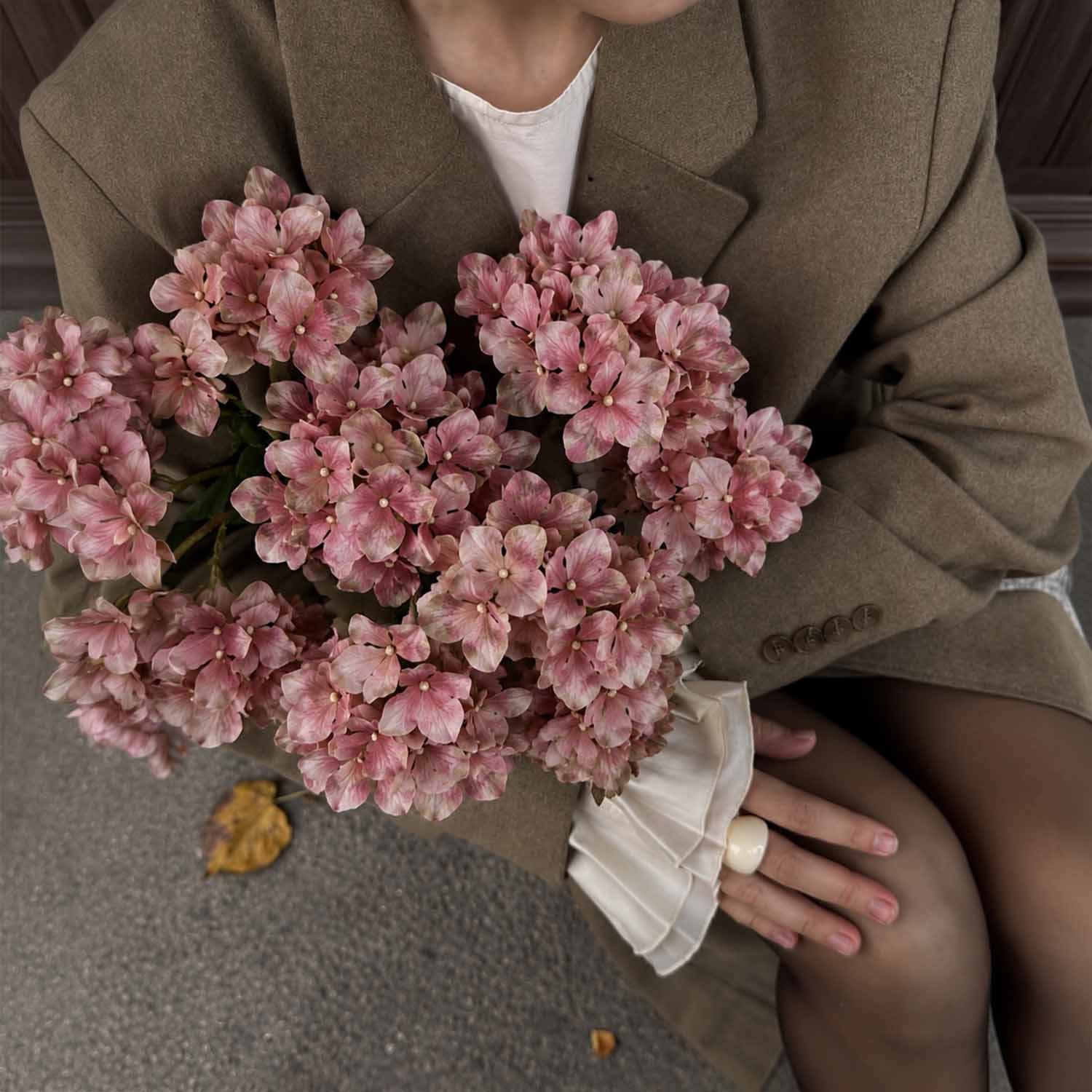 Losse zijden bloemen
