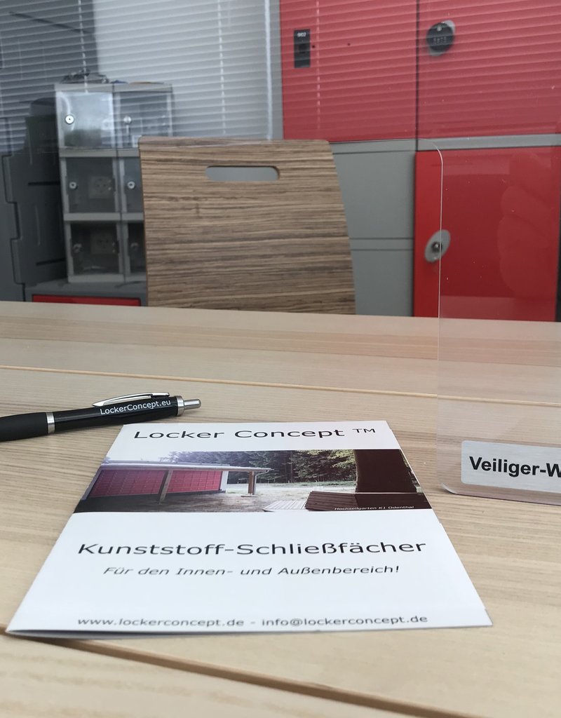 LockerVerhuur.eu Plexiglas scherm HUREN ipv kopen