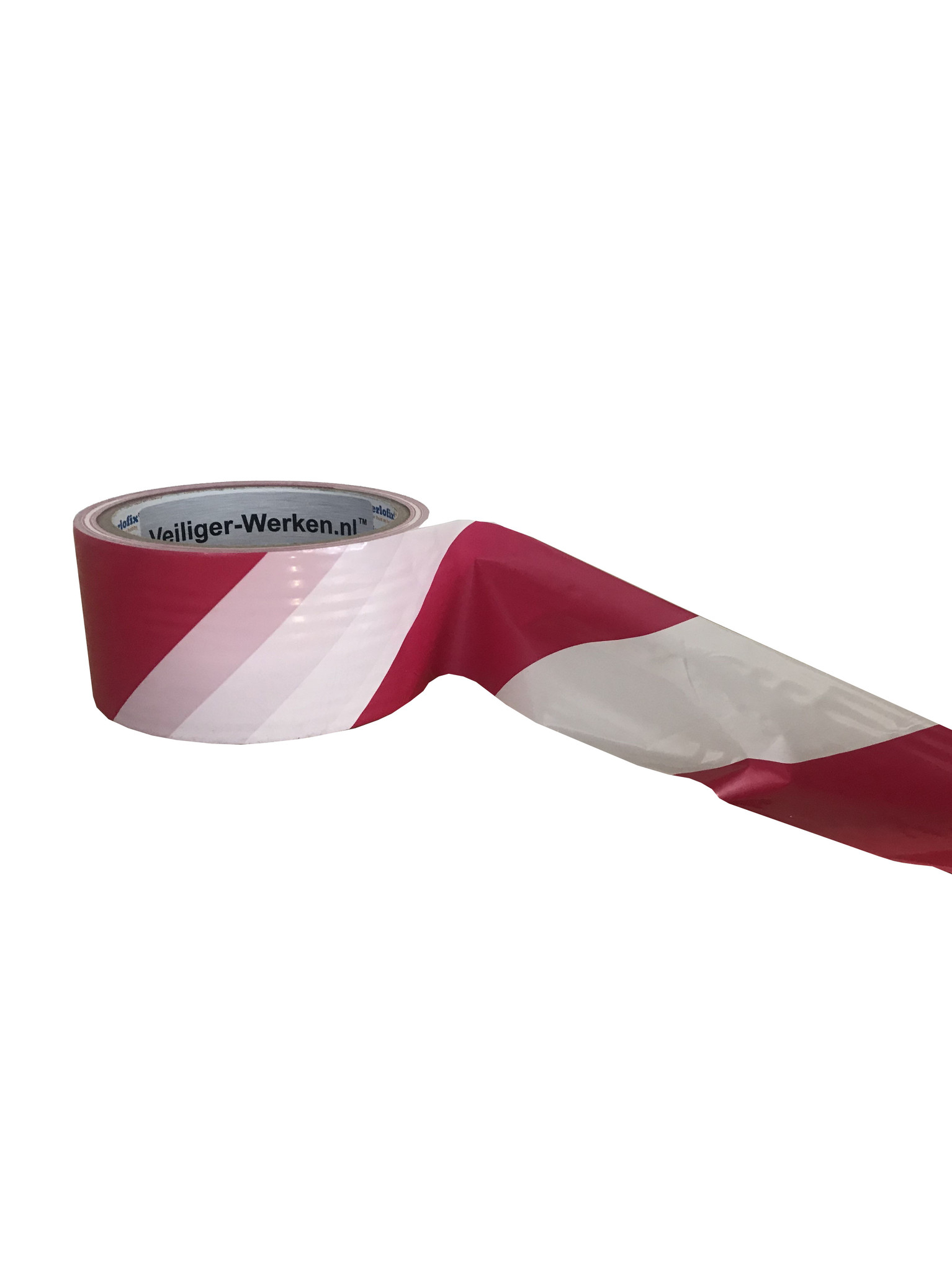 monster Sportschool tweedehands Afzetlint rood-wit, rol 50mm/50m. Markeer snel en veilig uw looproutes -  Locker Concept