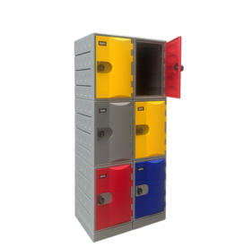 LockerVerhuur.eu Grote & brede locker - 6 deuren