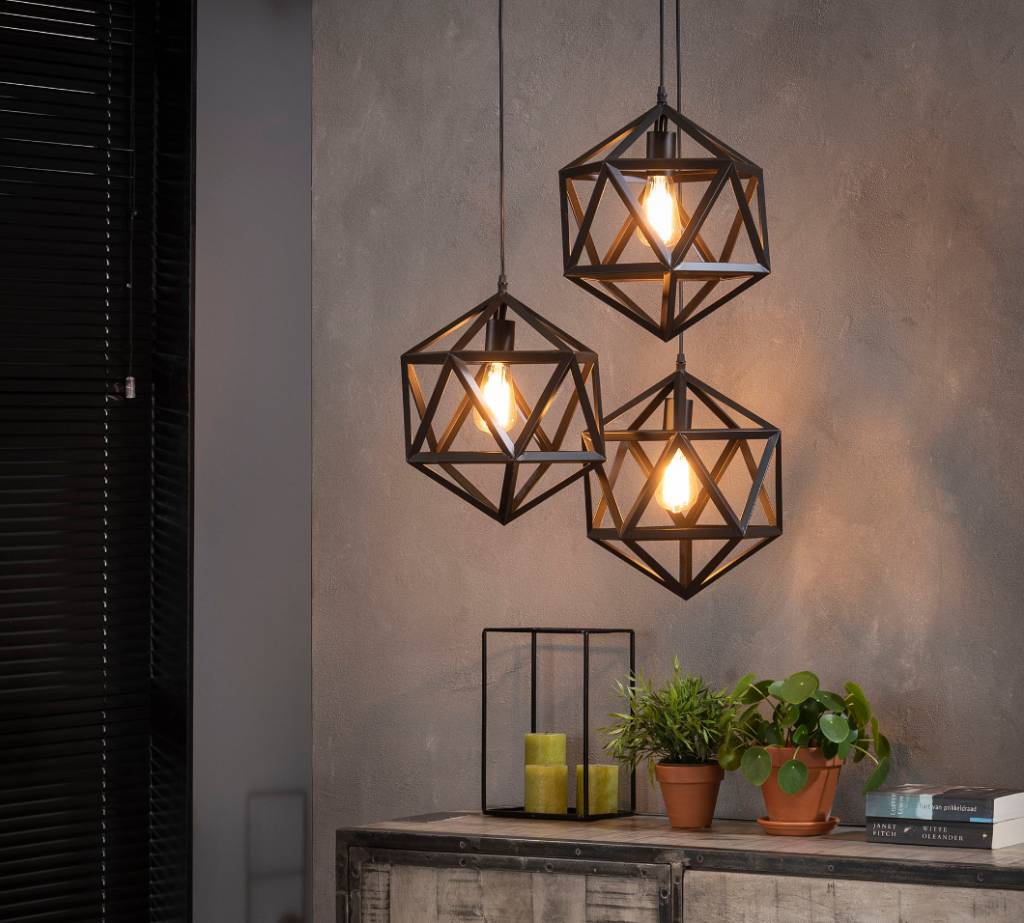 Pendant lamp 3L Triangle-2
