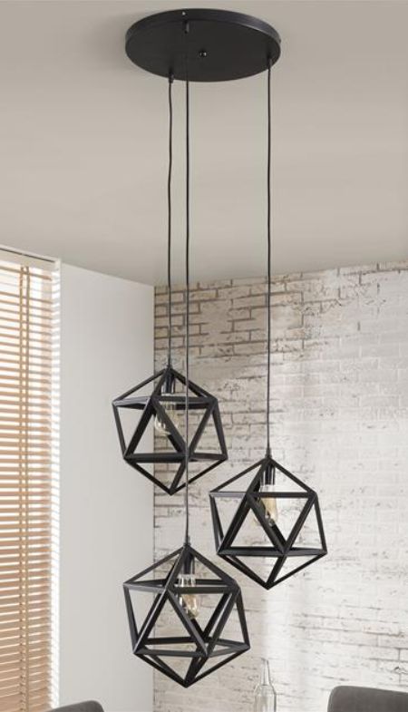 Pendant lamp 3L Triangle-3