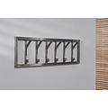 Coat rack stainless steel | 6 hooks