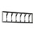 Coat rack stainless steel | 6 hooks