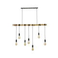 Hanglamp 7L Bamboo wikkel